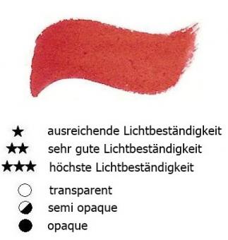 13 Kadmiumrot Dunkel Renesans Aquarellfarbe Godet 1/2 Napf 