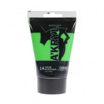 Renesans A'KRYL Satine 'Acrylic  Green Bright 14 100ml