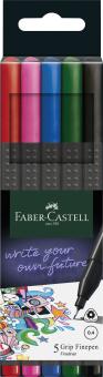 Finepen Grip 0.4 5er Etui 