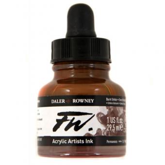 Daler Rowney Liquid Acryl Tinte 223 Burnt Umber 29,5ml 