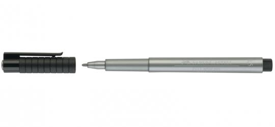 1,5mm 251 silber Faber Castell Tuschestift  PITT artist pen 