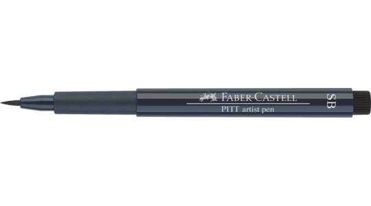 Faber Castell Tuschestift indigo dunkel 157 PITT artist pen SB soft brush 