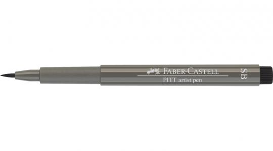 Faber Castell Tuschestift warmgrau IV 273 PITT artist pen SB soft brush 
