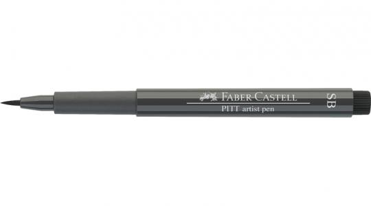 Faber Castell Tuschestift warmgrau V 274 PITT artist pen SB soft brush 