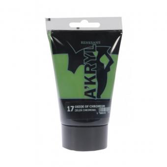 Renesans A'KRYL Satine 'Acrylic  Oxide of Chromium Green 17 100ml