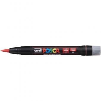 Posca Marker rot-15 PCF-350 (Pinselspitze)  0,1 - 10 mm 