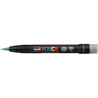 Posca Marker grün-6 PCF-350 (Pinselspitze)  0,1 - 10 mm 
