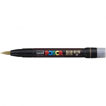Posca Marker gold-25 PCF-350 (Pinselspitze)  0,1 - 10 mm 