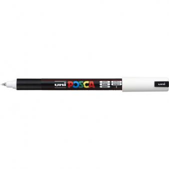 Posca Marker weiß-1 PC-1MR (Extrafein) 0,7 mm 