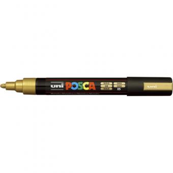 Posca Marker gold-25 PC-5M (Rundspitze mittelfein) 1,8 - 2,5  mm 