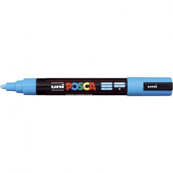 Posca Marker hellblau-8 PC-5M (Rundspitze mittelfein) 1,8 - 2,5  mm 