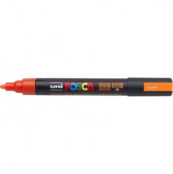 Posca Marker neon-orange / f.orange-F4 PC-5M (Rundspitze mittelfein) 1,8 - 2,5  mm 