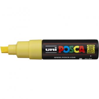 Posca Marker gelb-2 PC-8K (Keilspitze breit) 8 mm 