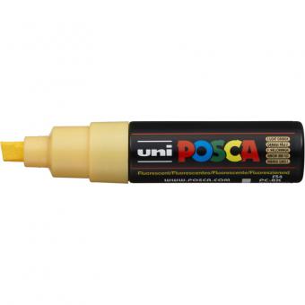 Posca Marker neon-hellorange / lachsfarben-F54 PC-8K (Keilspitze breit) 8 mm 