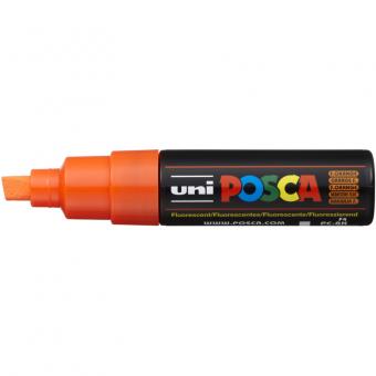 Posca Marker neon-orange-F4 PC-8K (Keilspitze breit) 8 mm 