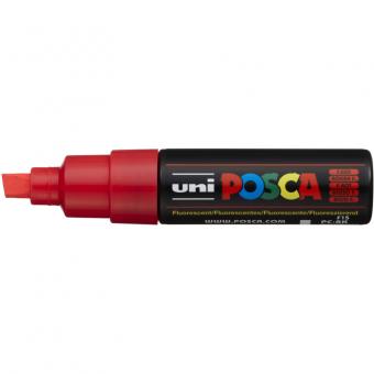 Posca Marker neon-rot-F15 PC-8K (Keilspitze breit) 8 mm 