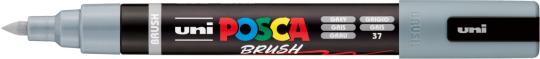Posca Marker grau-37 PC-5BR (Pinselspitze) 1-4mm 