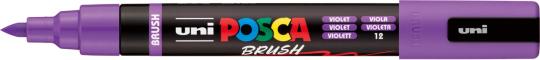 Posca Marker violett-12 PC-5BR (Pinselspitze) 1-4mm 