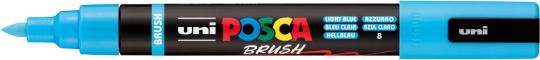 Posca Marker hellblau-8 PC-5BR (Pinselspitze) 1-4mm 