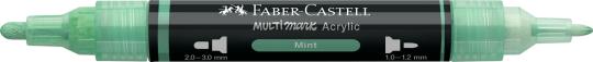 Faber-Castell Multimark Acrylic 412 Mint 2 Spitzen Marker 