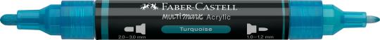 Faber-Castell Multimark Acrylic 313 Turquise 2 Spitzen Marker 
