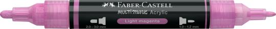 Faber-Castell Multimark Acrylic 119 Light magenta 2 Spitzen Marker 