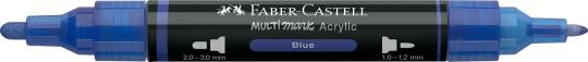 Faber-Castell Multimark Acrylic 120 Blue 2 Spitzen Marker 