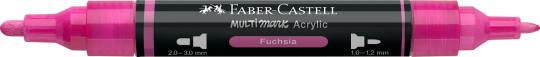 Faber-Castell Multimark Acrylic 125 Fuchsia 2 Spitzen Marker 