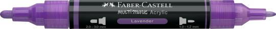 Faber-Castell Multimark Acrylic 136 Lavender 2 Spitzen Marker 