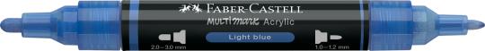 Faber-Castell Multimark Acrylic 140 Light blue 2 Spitzen Marker 