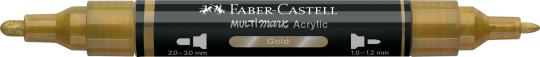 Faber-Castell Multimark Acrylic 250 Gold 2 Spitzen Marker 