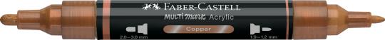 Faber-Castell Multimark Acrylic 252 Copper 2 Spitzen Marker 