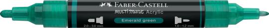 Faber-Castell Multimark Acrylic 358 Emerald green 2 Spitzen Marker 