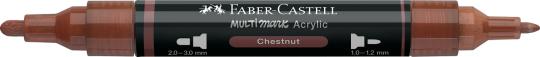 Faber-Castell Multimark Acrylic 378 Chestnut 2 Spitzen Marker 