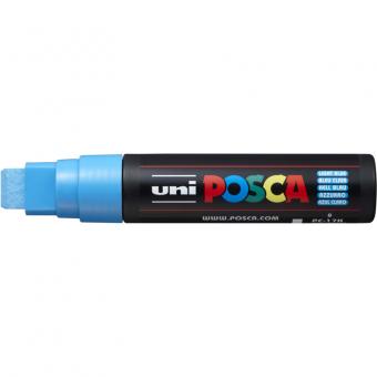 Posca Marker hellblau-8 PC-17K (Extrabreite Rechteckspitze) 15 mm 