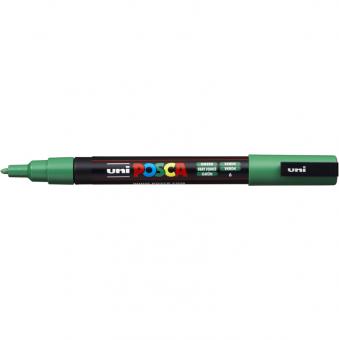 Posca Marker grün / dunkelgrün-6 PC-3M  (Rundspitze fein) 0,9 - 1,3  mm 