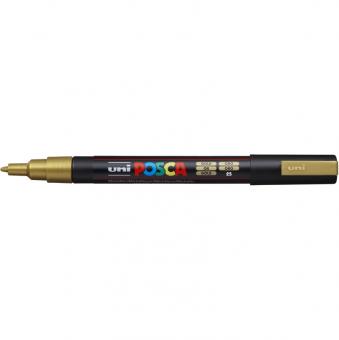 Posca Marker gold-25 PC3M (Rundspitze fein)  0,9 - 1,3  mm 