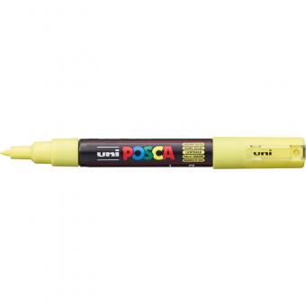 Posca Marker lichtgelb- P2 PC-1MC (Rundspitze extrafein) 0,7 - 1 mm 