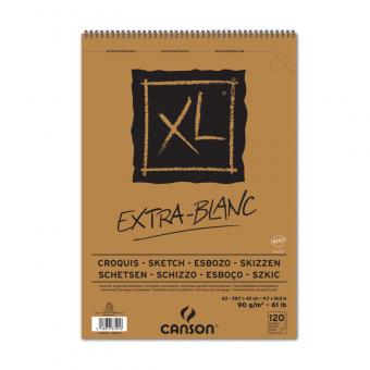 CANSON XL A3 Extra White Spiralbindung oben 