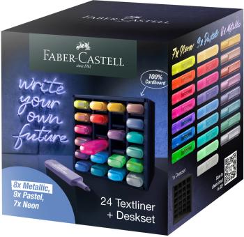 Faber Castell Textmarker TL46 24er Deskset 