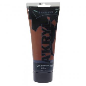 Renesans A'KRYL Satine 'Acrylic  Raw Brown 25 200ml