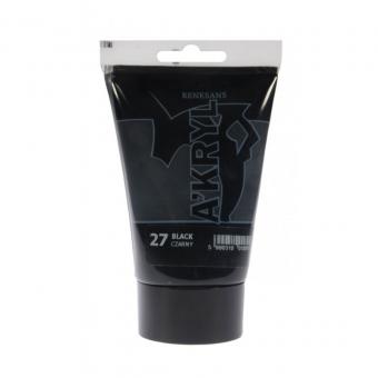Renesans A'KRYL Satine 'Acrylic Black 27 100ml