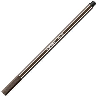 Premium-Filzstift - STABILO Pen 68 - Einzelstift - umbra 