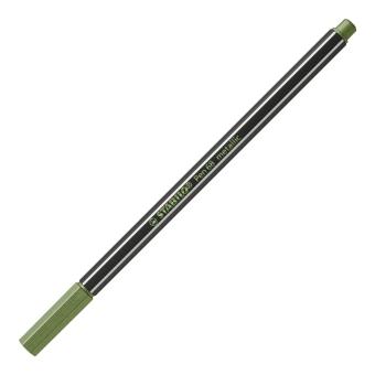 Premium Metallic-Filzstift - STABILO Pen 68 metallic - Einzelstift - metallic hellgrün 