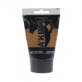 Renesans A'KRYL Satine 'Acrylic Raw Umber 47 100ml