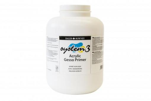 Gesso Primer System3 - Grundierung weiss 2,25 l Flasche 