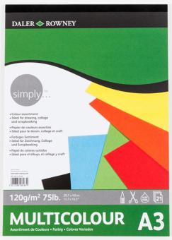 Daler Rowney Simply Farbpapierblock A3 