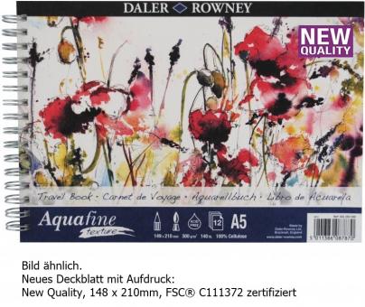 Daler Rowney Aquarellblock texture  A5 Ringbindung