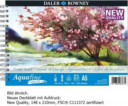 Daler Rowney Aquarellblock smooth  A5 Ringbindung