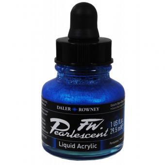 Daler Rowney Pearlescent Acryl Tinte Galactic Blue 29,5ml 